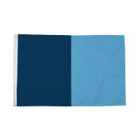 Navy Blue and Sky Blue Irish County Flag