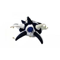Navy Blue and White Jester Hat