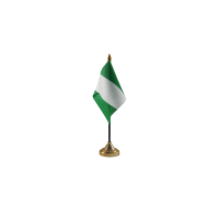 Nigeria Small Table Flag