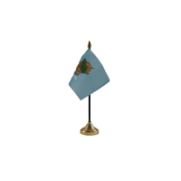 Oklahoma Small Table Flag