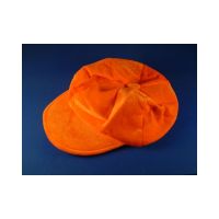 Orange Flat Cap