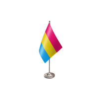 Pansexual Satin Table Flag
