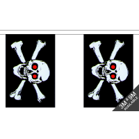 Pirate Red Eyes Rectangular Bunting
