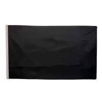 Plain Black NYLON Flag