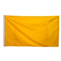 Plain Yellow NYLON Flag