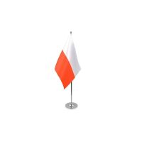 Poland Satin Table Flag
