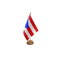 Puerto Rico Wooden Table Flag