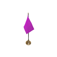 Plain Purple Small Table Flag