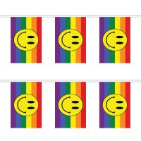 Rainbow Smiley Rectangular Bunting