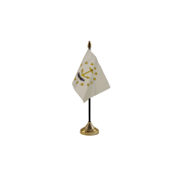 Rhode Island Small Table Flag