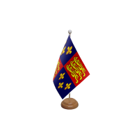 Royal Banner 16th Century Wooden Table Flag