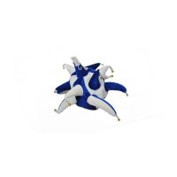 Royal Blue and White Jester Hat