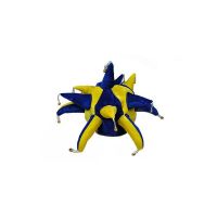 Royal Blue and Yellow Jester Hat