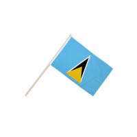 Saint Lucia Hand Flags
