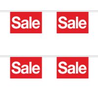 Sale Red Rectangular Bunting Horizontal