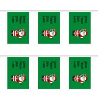 Santa Stop Here Rectangular Bunting