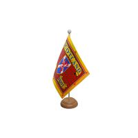 Scotland The Brave Wooden Table Flag