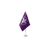 Scouts Purple Satin Table Flag