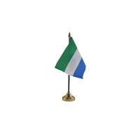 Sierra Leone Small Table Flag