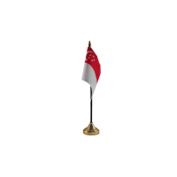 Singapore Small Table Flag