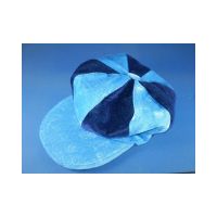 Sky Blue and Navy Flat Cap