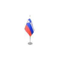 Slovenia Satin Table Flag