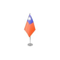 Taiwan Satin Table Flag