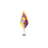 Tibet Satin Table Flag