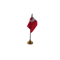Tonga Small Table Flag