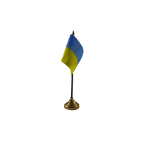 Ukraine Small Table Flag