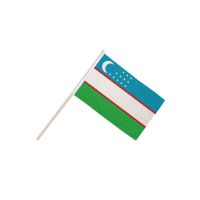 Uzbekistan Hand Flags