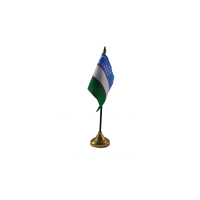 Uzbekistan Small Table Flag