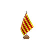 Valencia Wooden Table Flag
