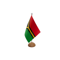 Vanuatu Wooden Table Flag