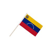 Venezuela (Crest) Hand Flags