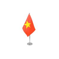 Vietnam New Satin Table Flag