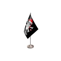 Yo Ho Ho Pirate Satin Table Flag