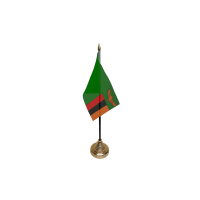 Zambia Small Table Flag