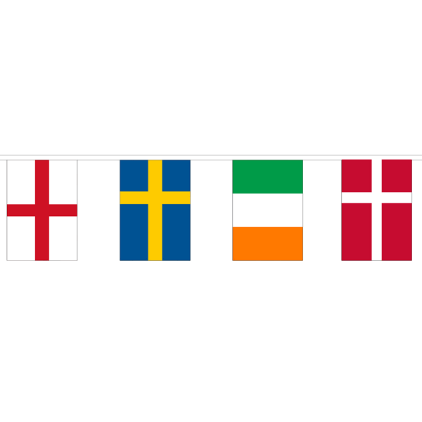 16 European Nation 5m Bunting
