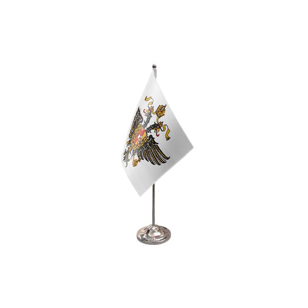1st The Queens Dragoon Guards Satin Table Flag