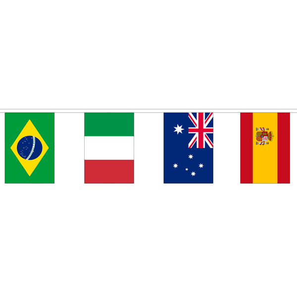 Multi 50 Nations 15m Bunting