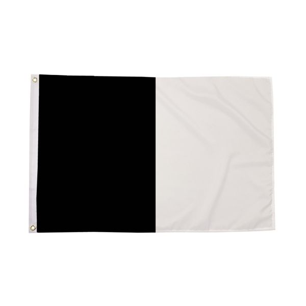 Black and White Irish County Flag