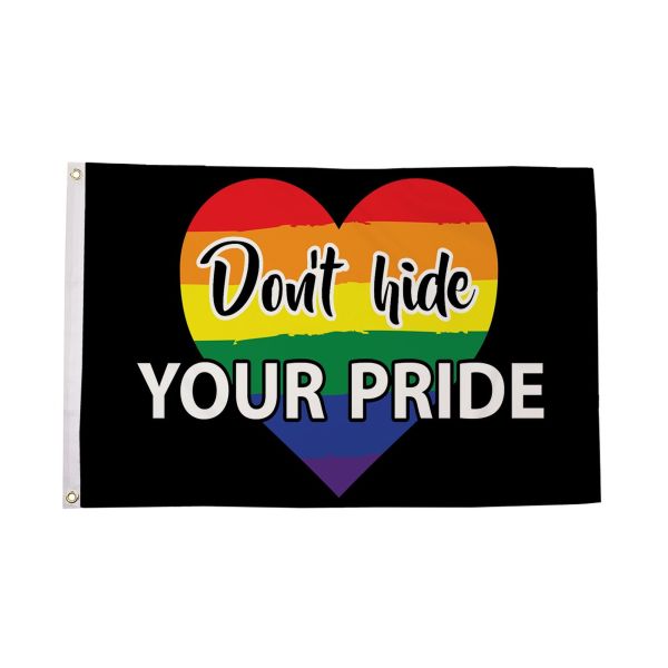 Dont Hide Your Pride Flag