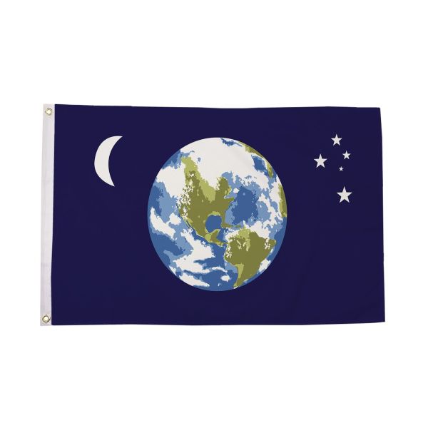 Earth, Moon and Stars Flag