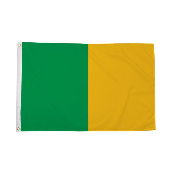 Green and Gold Irish County Flag