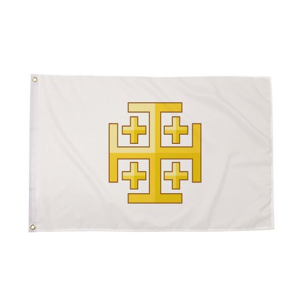 Jerusalem Cross Flag