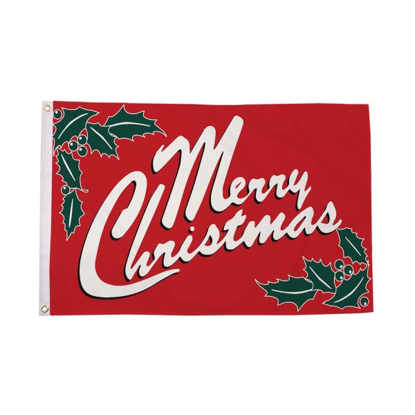 Merry Christmas Red Flag