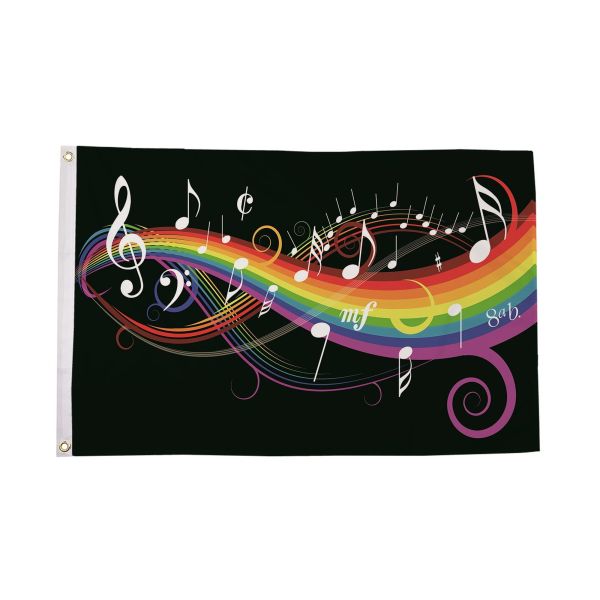 Musical Notes Flag