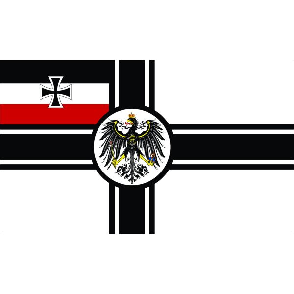 German Imperial WWI (With Crest) Coffin Drape Flag