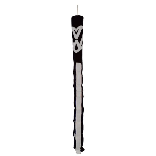 VW Love Black White Windsock